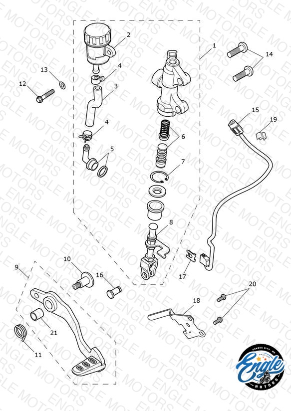 Rear Brake Master Cylinder