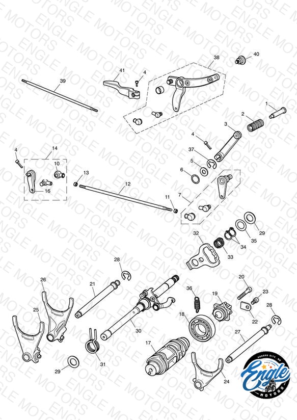 Gear Selectors & Pedal