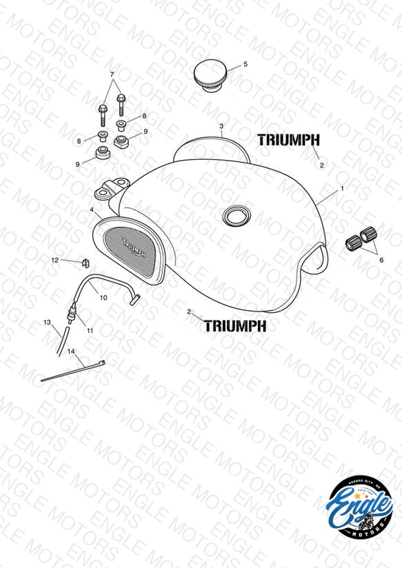 Fuel Tank & Fittings - Steve McQueen Edition