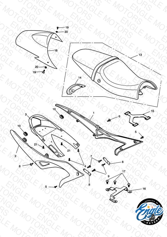 Rear Bodywork & Seat > 333178