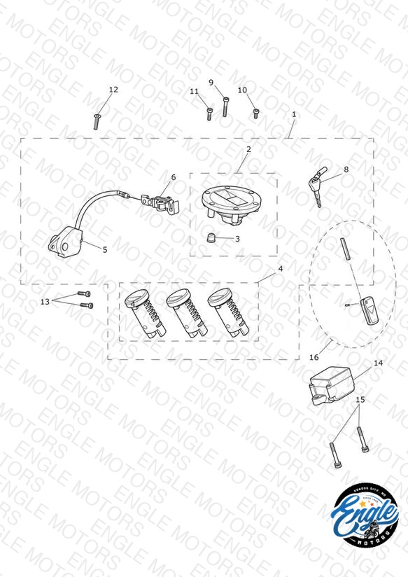 Ignition Switch & Lock Set