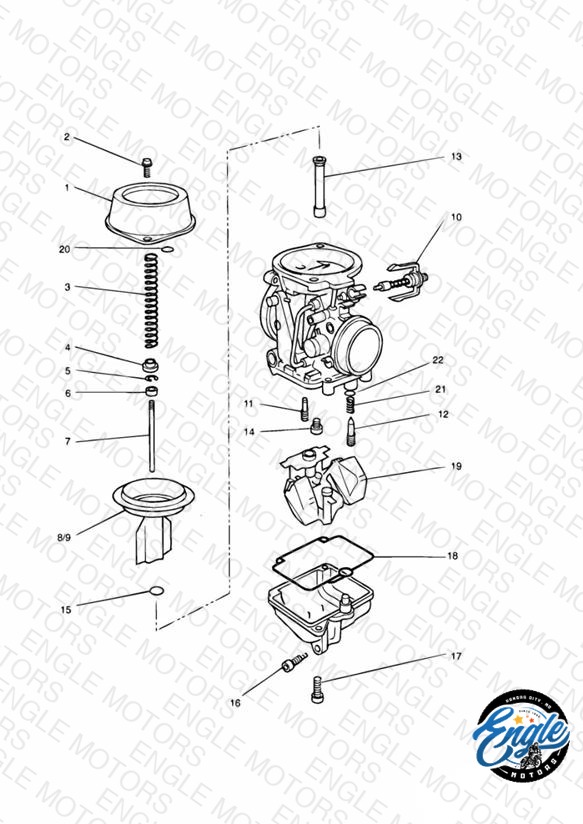 Carburettor Parts 4 Cyl (Carb Assy 1240010-T0301)