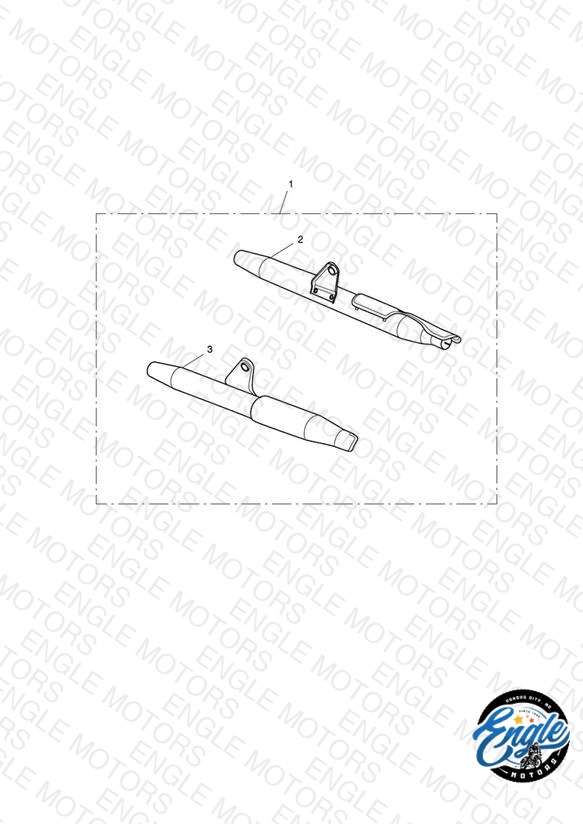 Silencers, Chrome, Pair