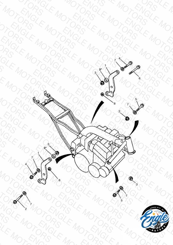 Linkage Carrier/Engine Mounting Bolts