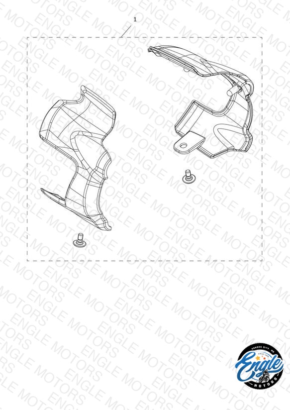 Intake Covers, Black, Kit