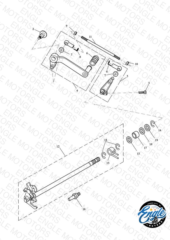 Gear Change Mechanism > Eng No 340169