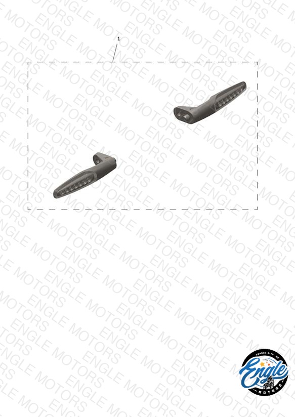 Scrolling Indicator, 315mm, Front