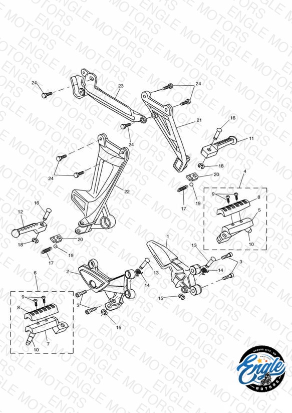 Footrests & Mountings