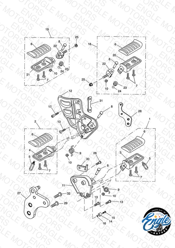 Footrests & Control Plates