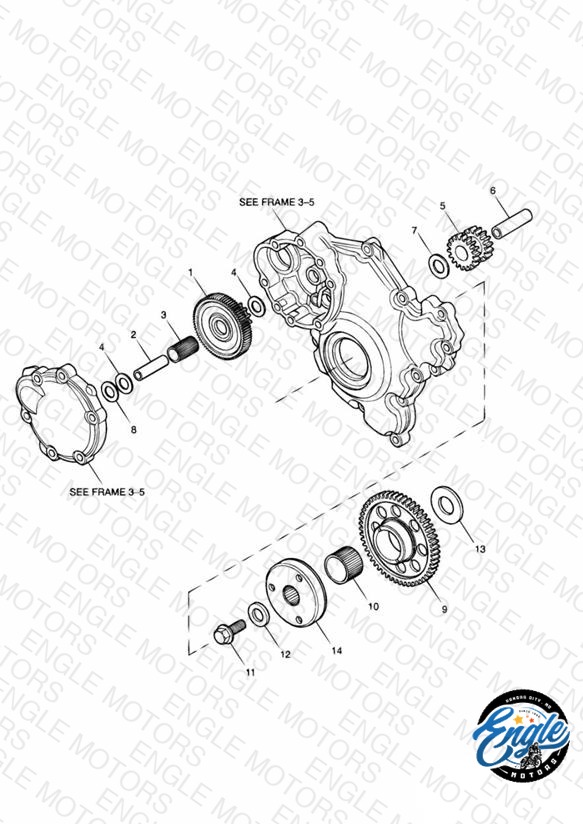 Alternator/Starter Drive Gears