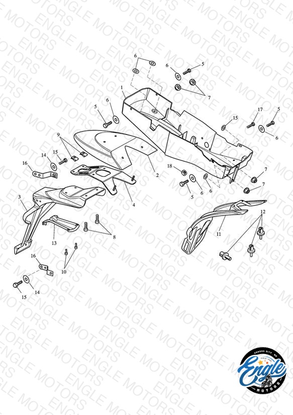 Rear Mudguard & Battery Box > 333178