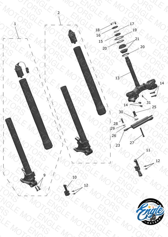 Front Forks & Lower Yoke
