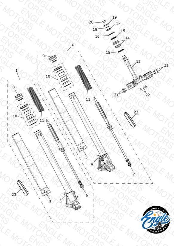 Front Forks & Lower Yoke
