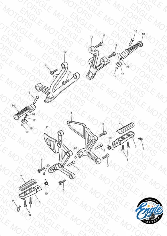 Footrests & Mountings