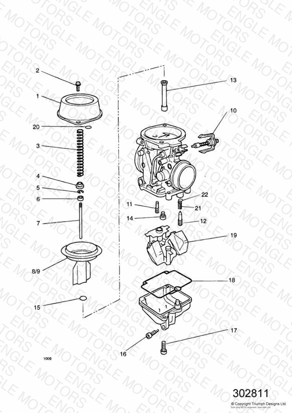 Carburettor Parts 3 Cyl (Carb Assy T1240900 & T1240620)
