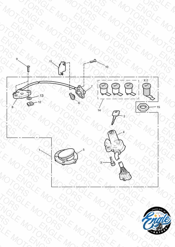Ignition Switch & Lock Set
