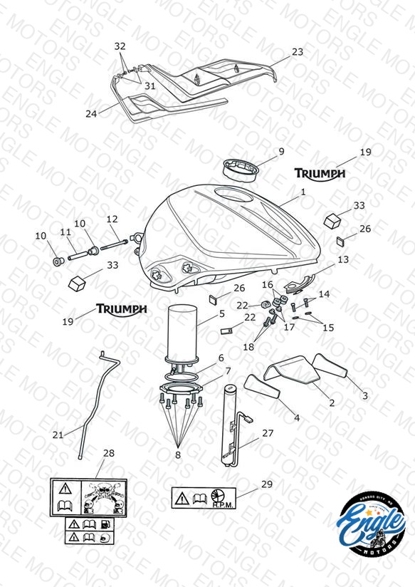 Fuel Tank, Fuel Pump & Fittings