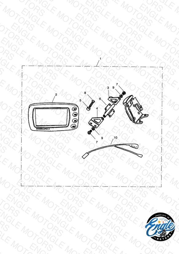 GPS Fitting Kit (To suit Garmin Streetpilot Motorcycle Mount)