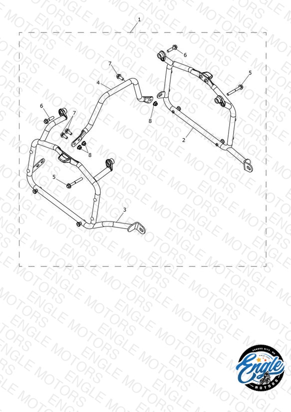 Pannier Mounting Frame, Trekker Kit