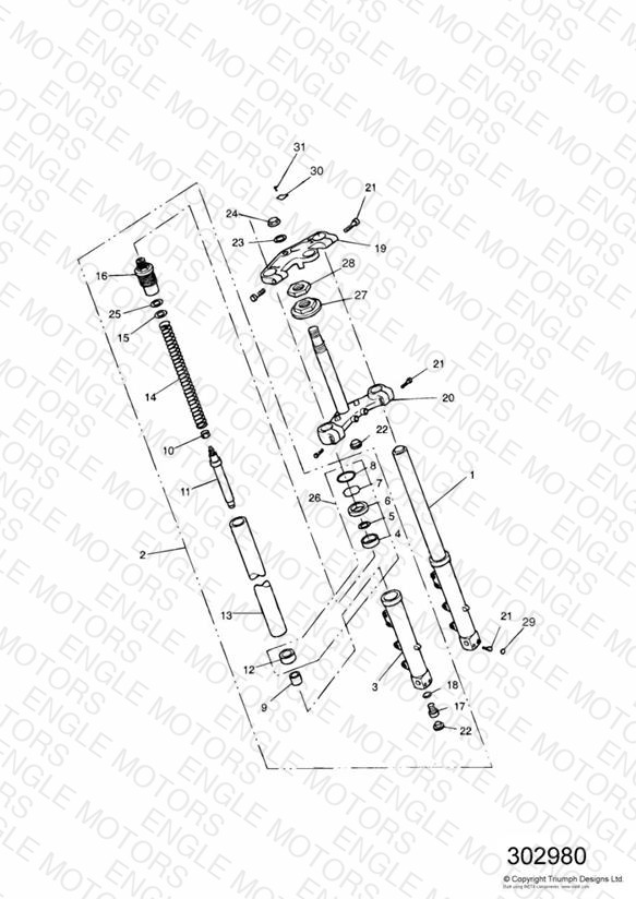 Front Forks and Yokes Sprint Sport