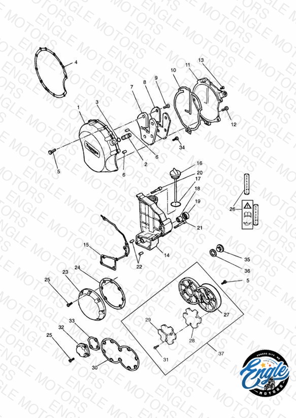 Engine Covers 3 Cylinder Grey 4902 »
