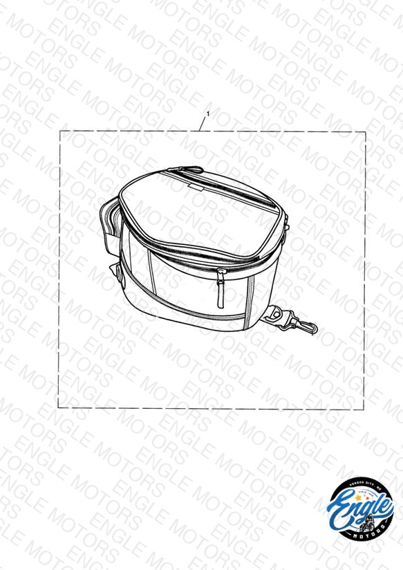 Magnetic Tank Bag Kit, 10-16L