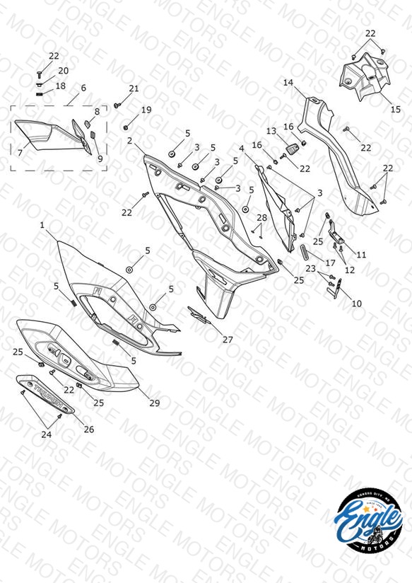 Fairings, RH