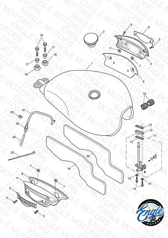 Fuel Tank & Fittings-Bonneville >317246