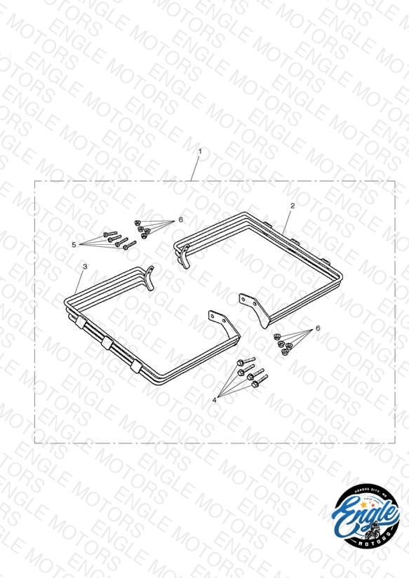 Panniers Dresser Rail Kit