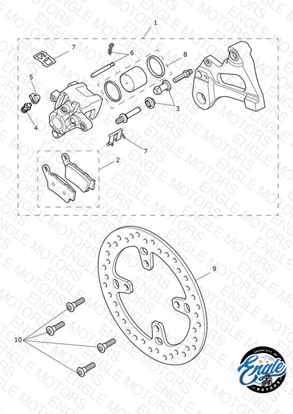 Rear Brake Caliper & Discs