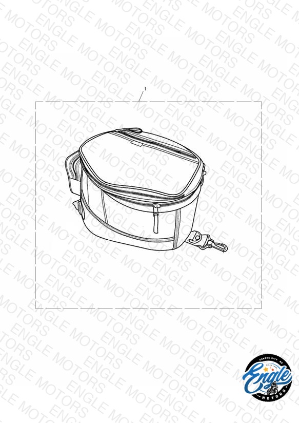 Magnetic Tank Bag Kit, 20-30L