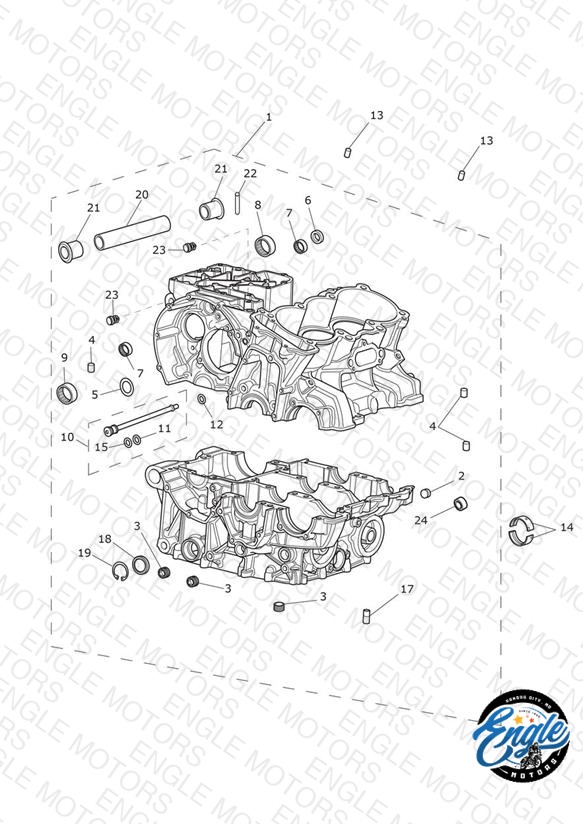 Crankcase & Fittings