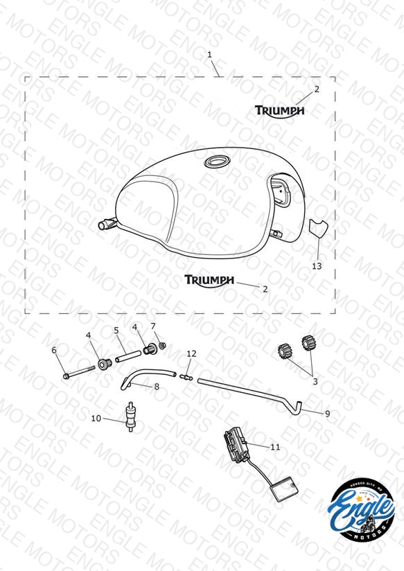 Fuel Tank - Matt Khaki