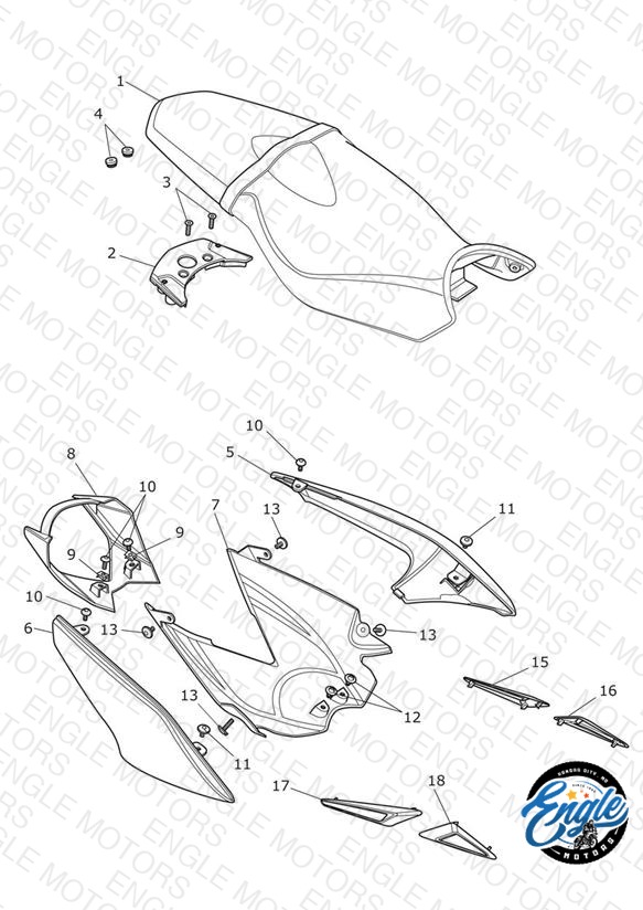 Rear Bodywork & Seat