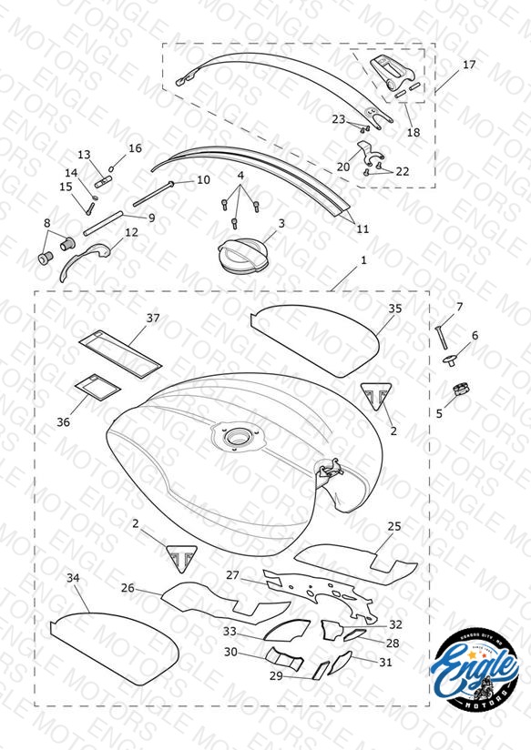 Fuel Tank - Red Hopper Tanks