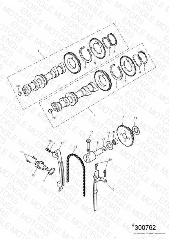 Camshaft and Drive » ENG NO 186916