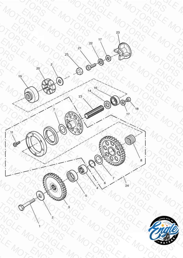 Alternator/ Starter Drive Gears
