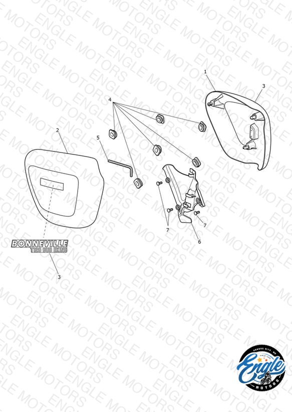 Side Fairing Panels - Bud Ekins Edition
