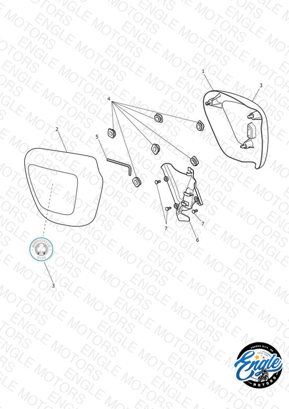 Side Fairing Panels - T120 Ace