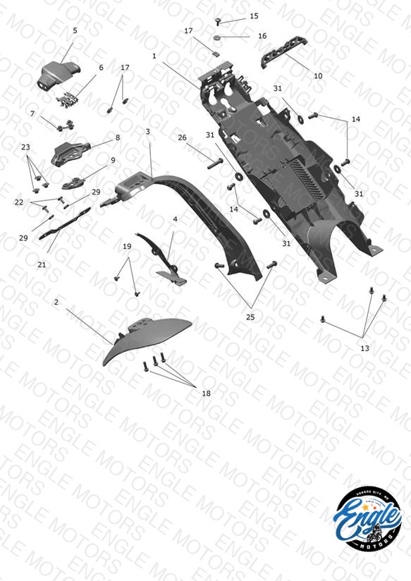 Rear Mudguard