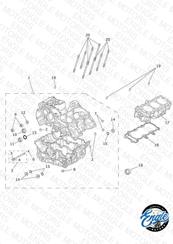 Crankcase & Fittings
