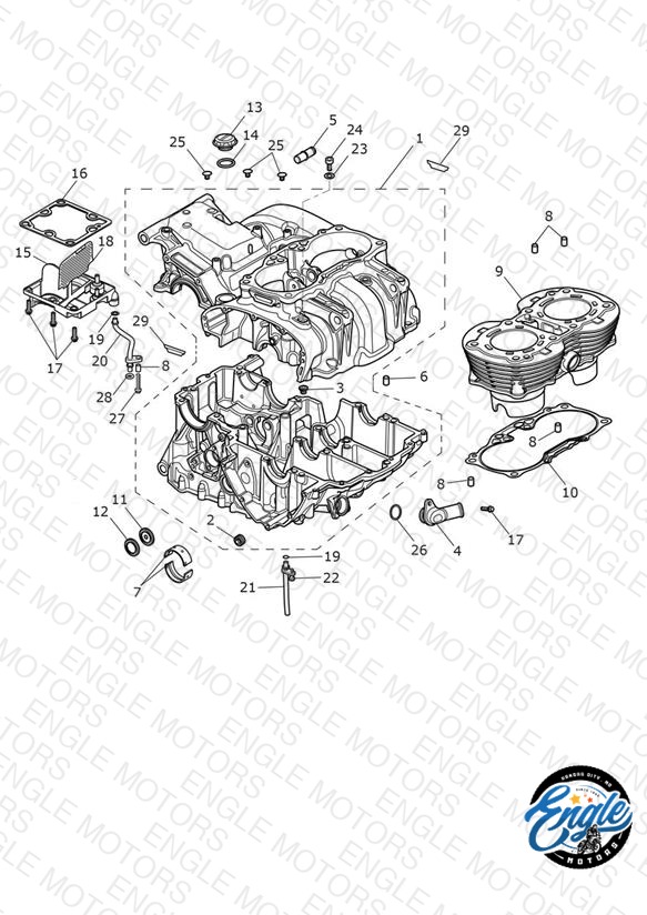 Crankcase & Fittings