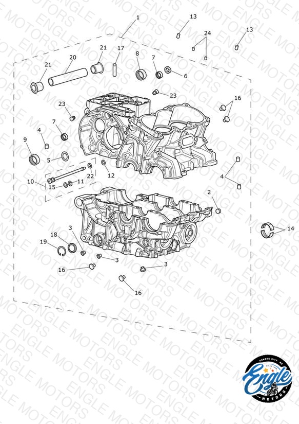 Crankcase & Fittings