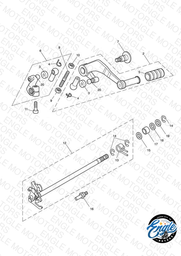 Gear Change Mechanism > Eng No 340169