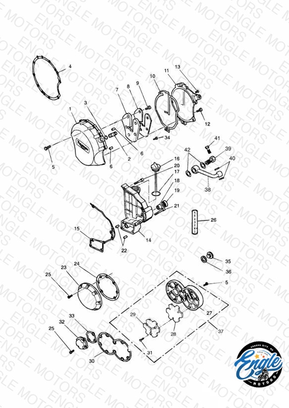 Engine Covers 3 Cylinder Silver » 4901