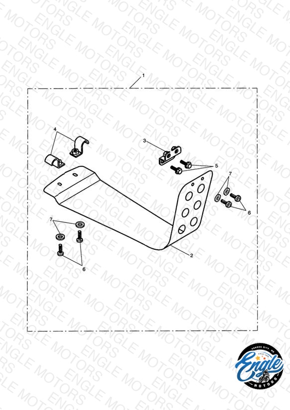 Skid Plate Kit, Black
