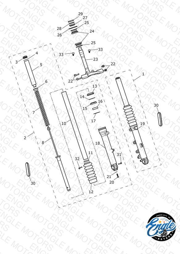 Front Forks & Lower Yoke