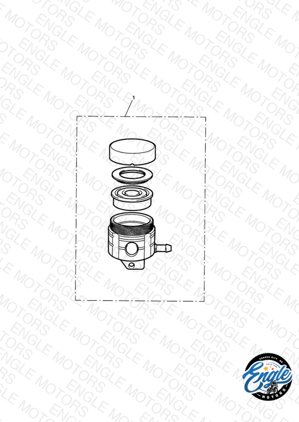 Reservoir Brake, Rear, Type 2