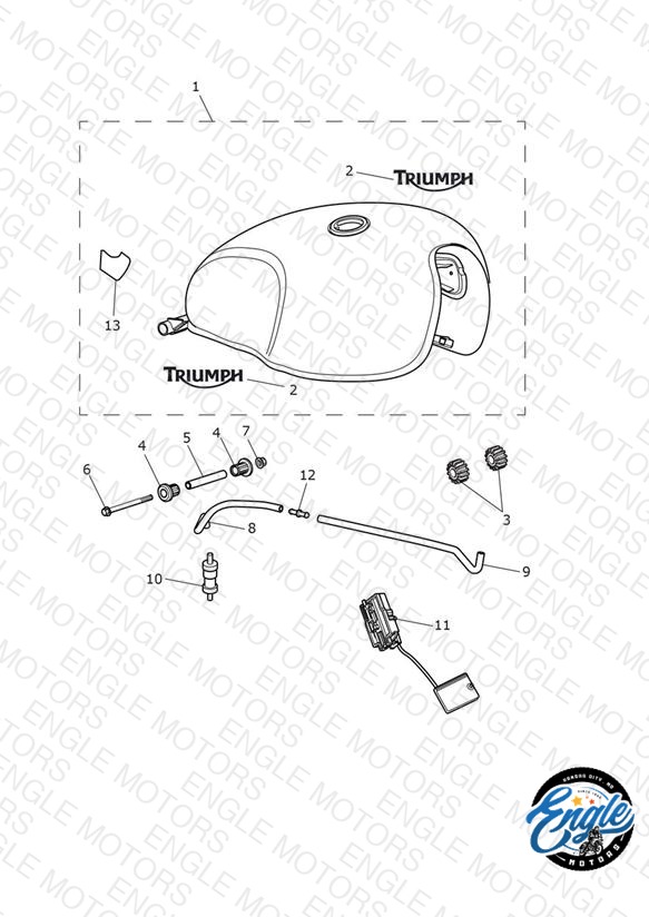 Fuel Tank - Black & Grey Tanks