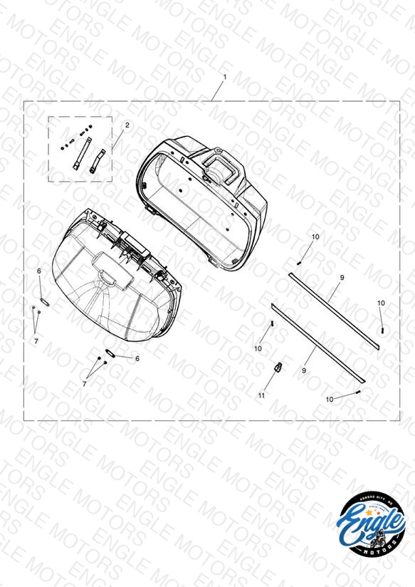 Top Box Assembly, Coverless